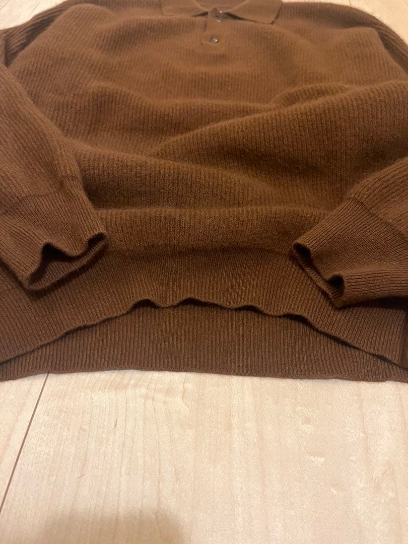 24AW BATONER×Steven Alan カシミヤフォックス ニットポロ - メルカリ