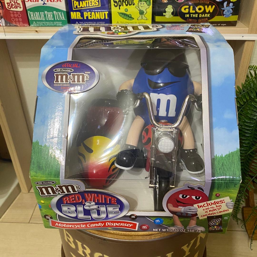 M&M'S エムアンドエムズ ディスペンサー バイク レア ファイヤー