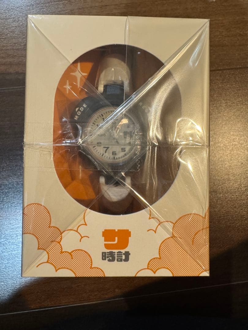 サ時計 CASIO オレンジ SAN-100H-7BJR サウナ時計