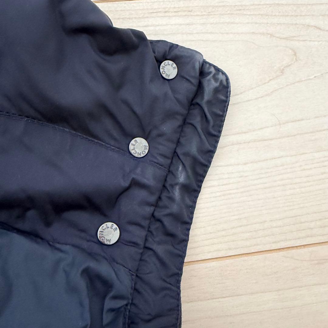 モンクレール ダウンコート フラメッテ ネイビー 2way ロゴ - メルカリ