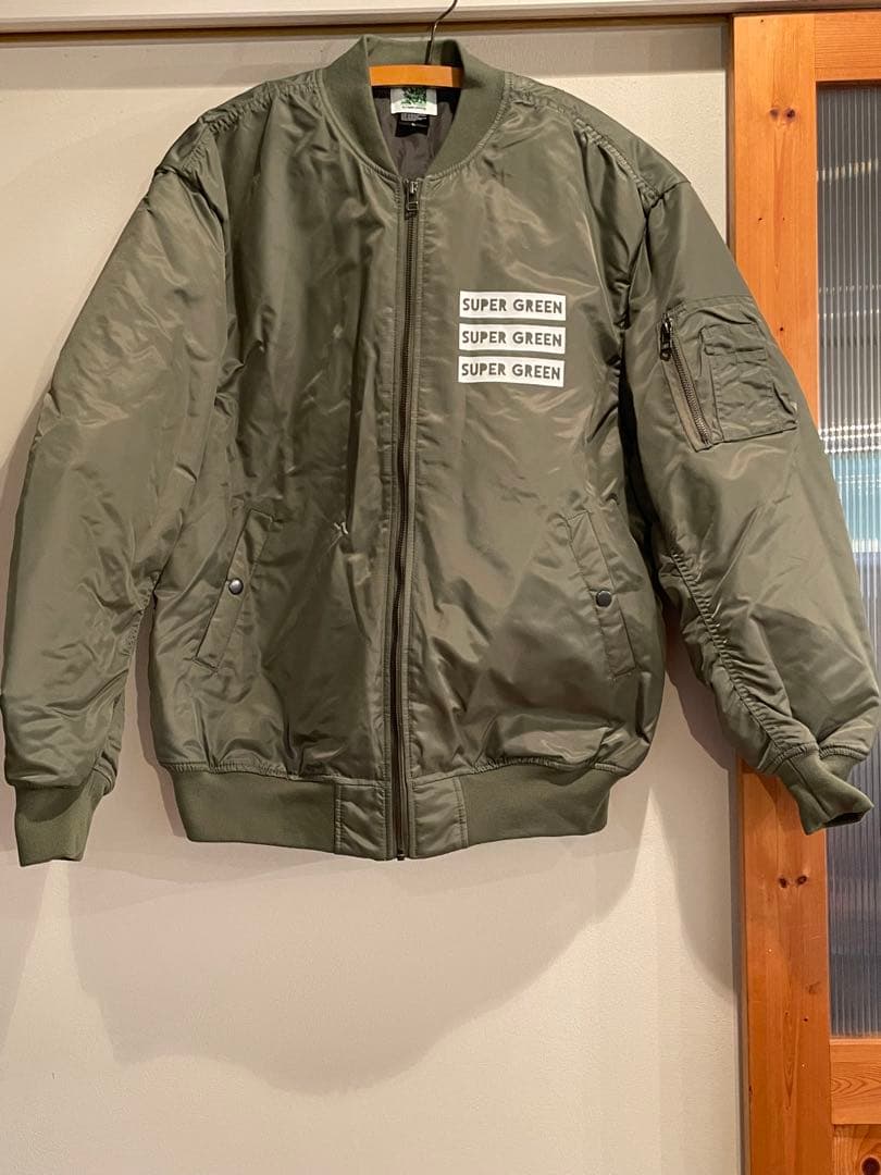 Super green★SG MA-1ジャケット★Lサイズ