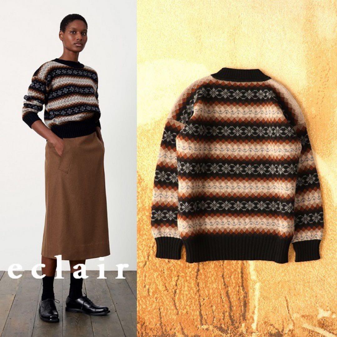 2020新型 マーガレットハウエル メリノカシミヤ フェアアイルニット