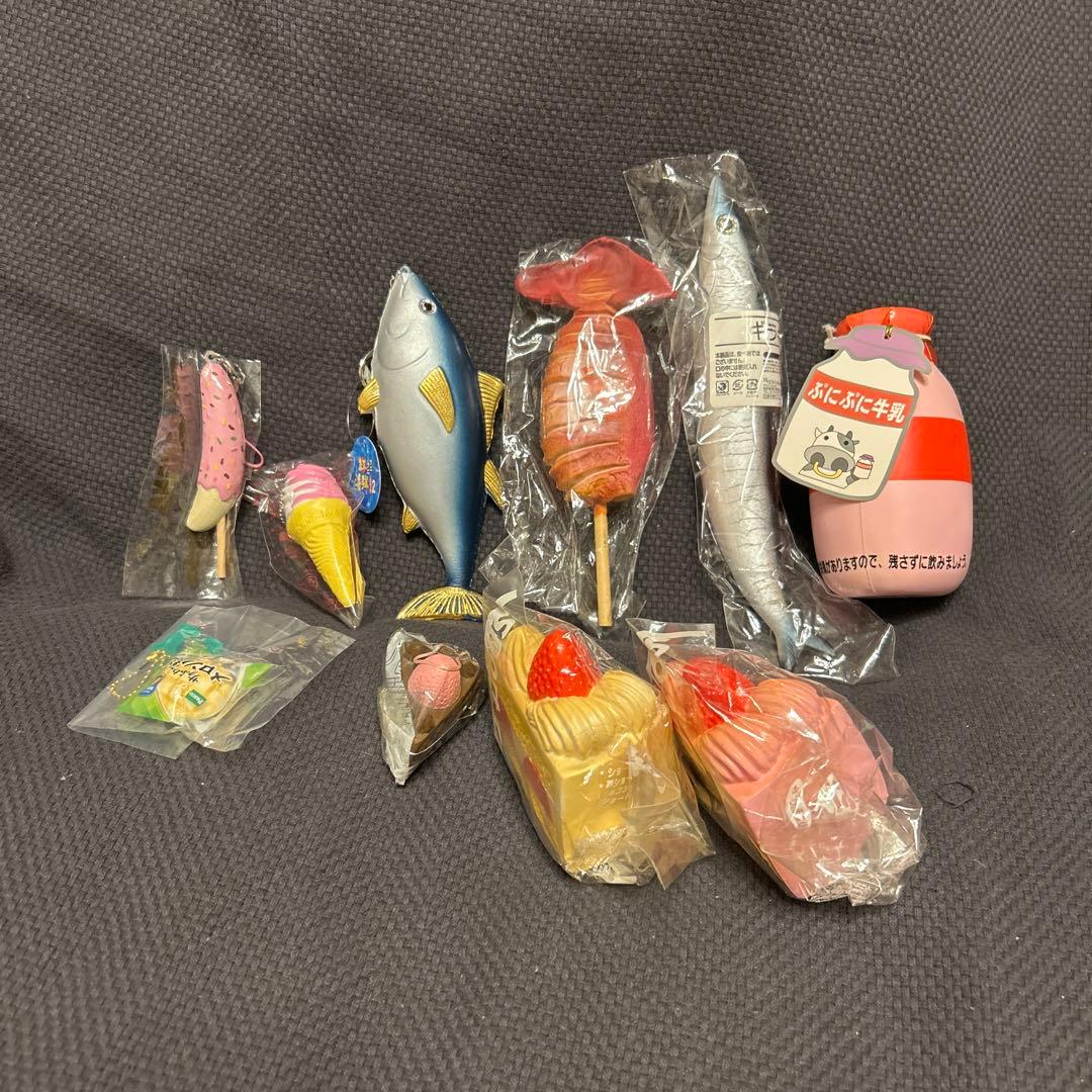 【新品】食べ物スクイーズセット