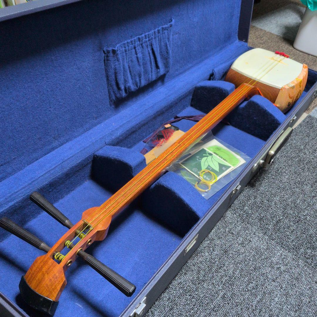 三味線　細棹東さわりつき　(ひよんまぁまぁお金かかってます仕様)