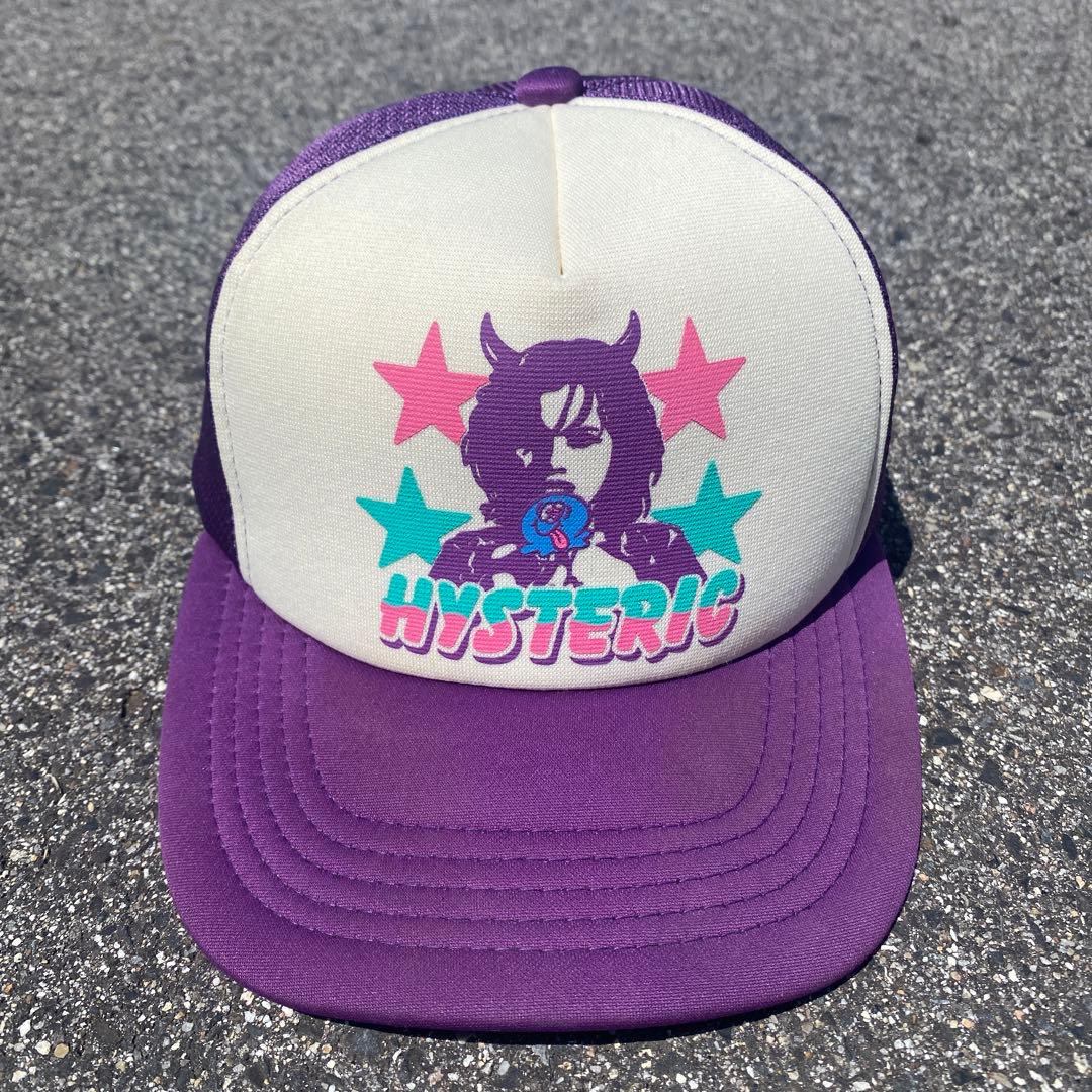 ヒステリックグラマー　tokyovitamin メッシュキャップ　パープル