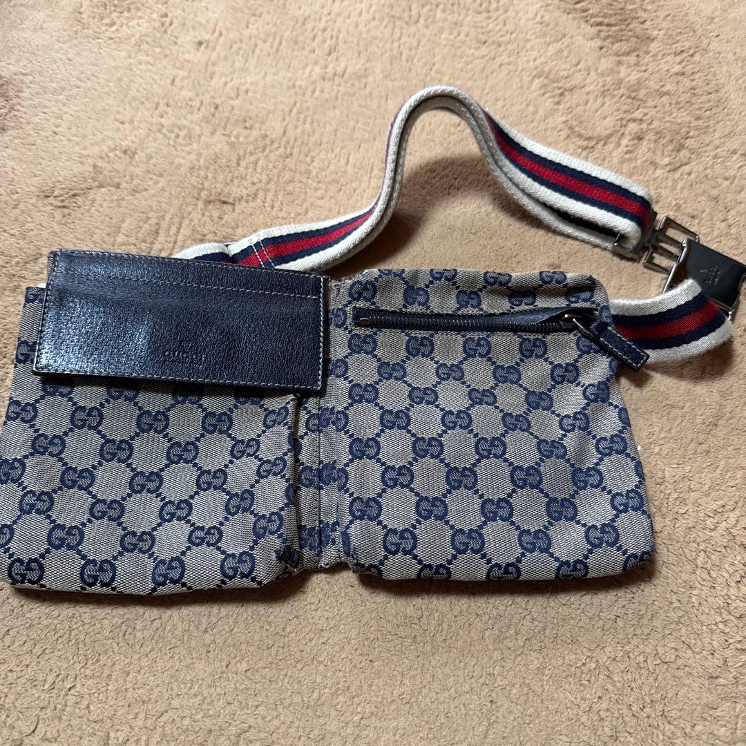 グッチ GUCCI ウエストバッグ シェリーライン 28566 GG キャンバス GUCCI】グッチ GGキャンバス 28566 ウエストバッグメンズ ウエスト