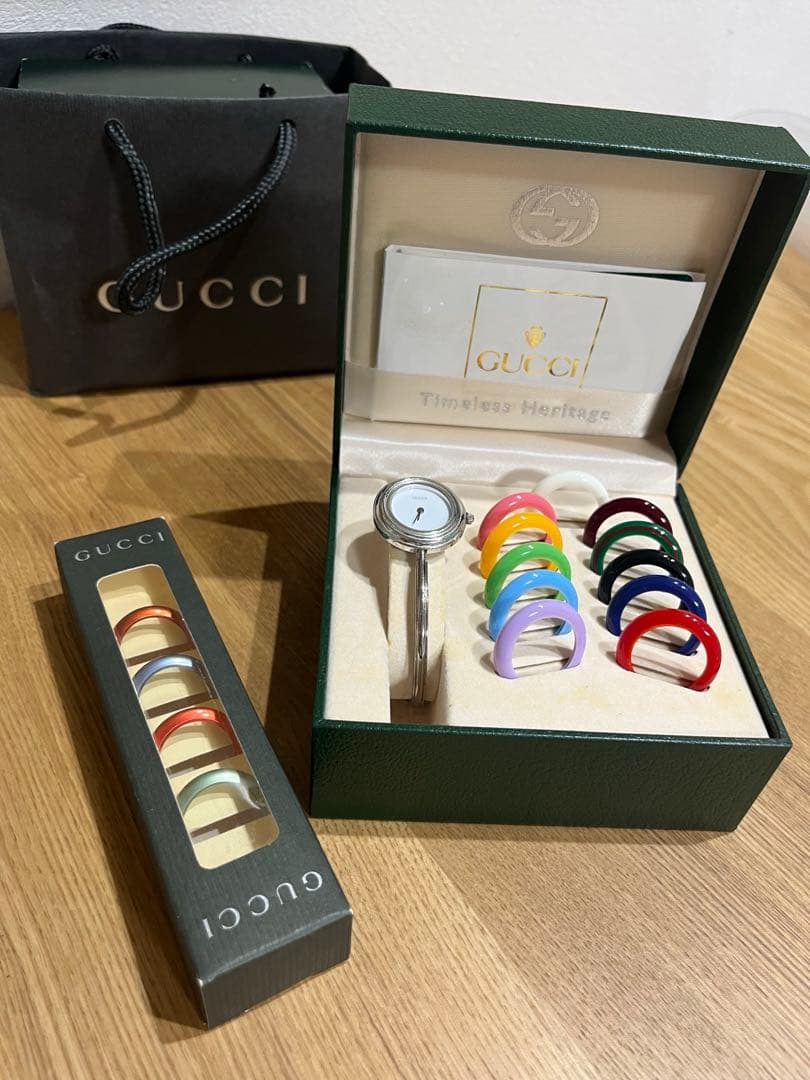 グッチ チェンジべゼル 11色 GUCCI チェンジベゼル 11/12.2 腕時計の買取実績 | 買取専門店さすがや