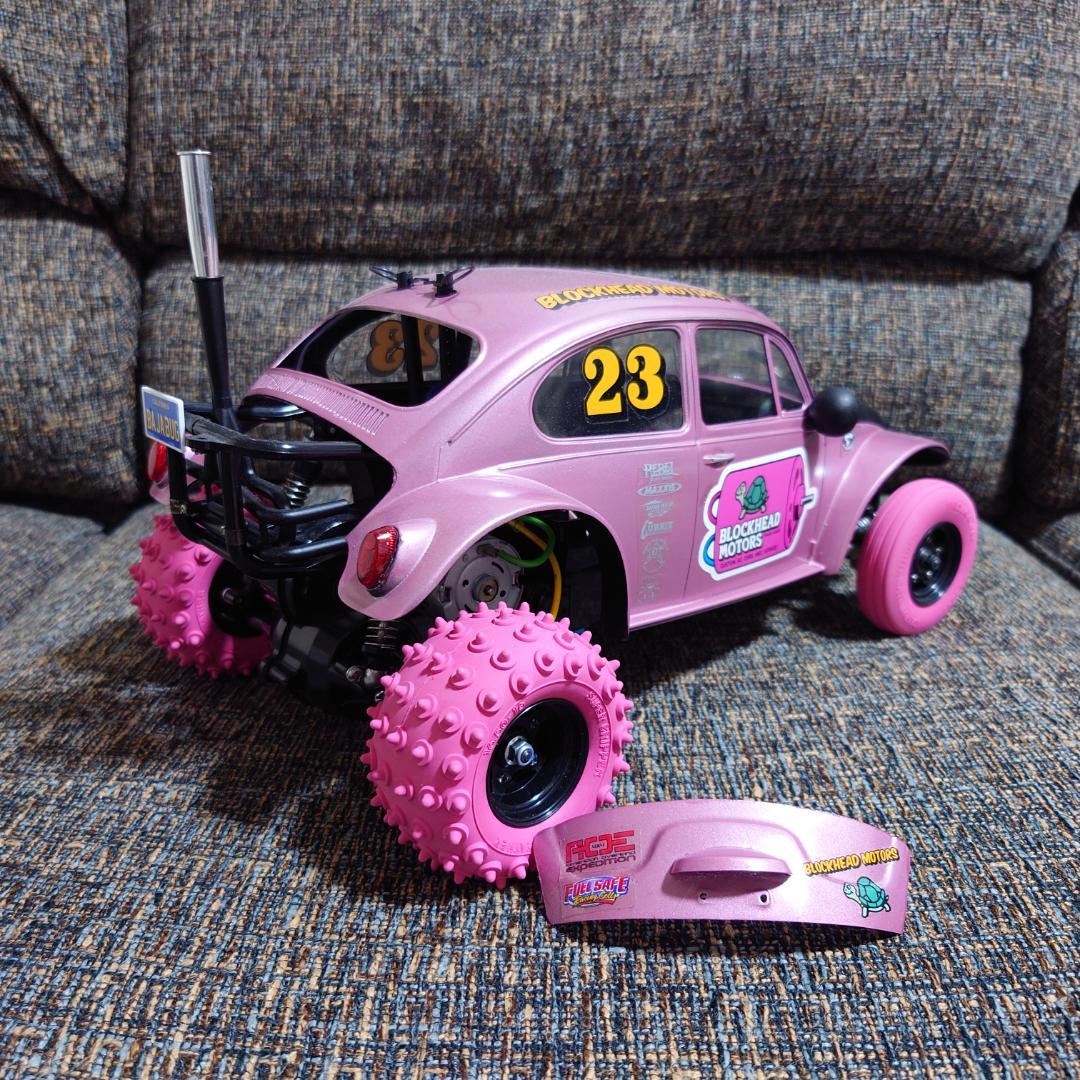 最終お値下げ！タミヤ　ホーネット　ワーゲンオフローダー　ブロックヘッドモータース タミヤ ホーネット ワーゲンオフローダー仕様 走行済みブルー 未走行