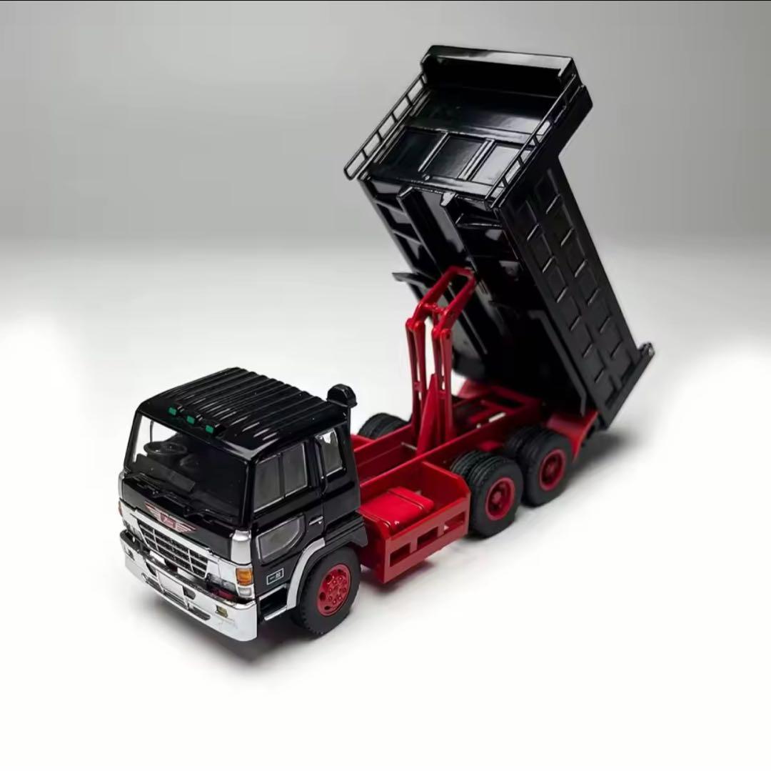 DBGT 1/64 日野 スーパードルフィン ダンプ トラック ブラック 黒