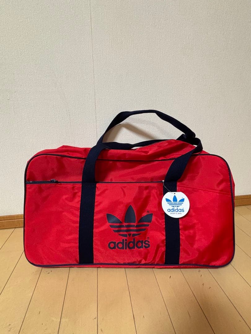 adidas スクールバッグ スクバ ボストンバッグ ヴィンテージ 80s