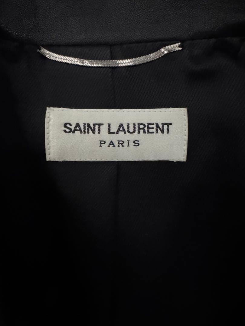 サンローラン シングルライダース レザージャケット 46 G-DRAGON着用