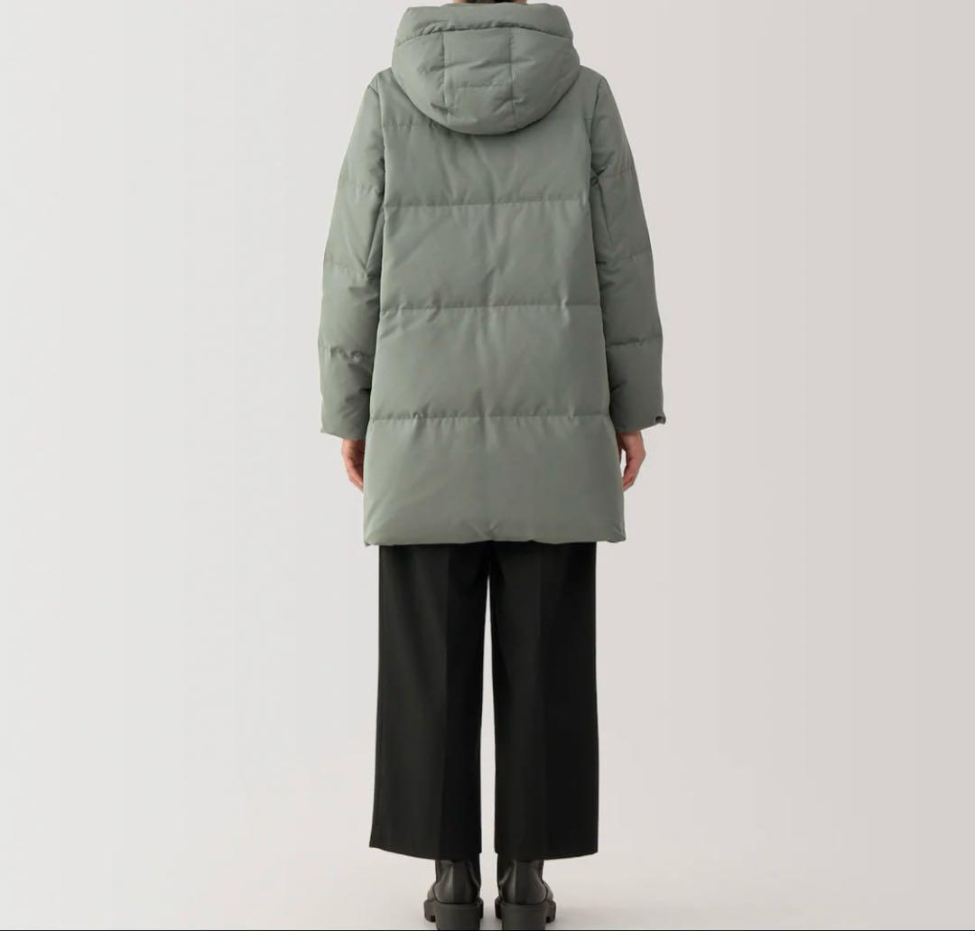 新品、タグ付き】無印良品 換水ダウンコート M スモーキーグリーン
