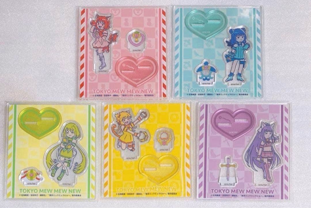 東京ミュウミュウ にゅ〜 れとぽぷ アクスタ 5種セット