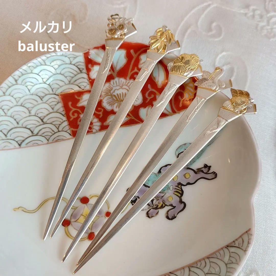 菓子楊枝　純銀製　シルバー925　5本組　28.9g　スターリングシルバー