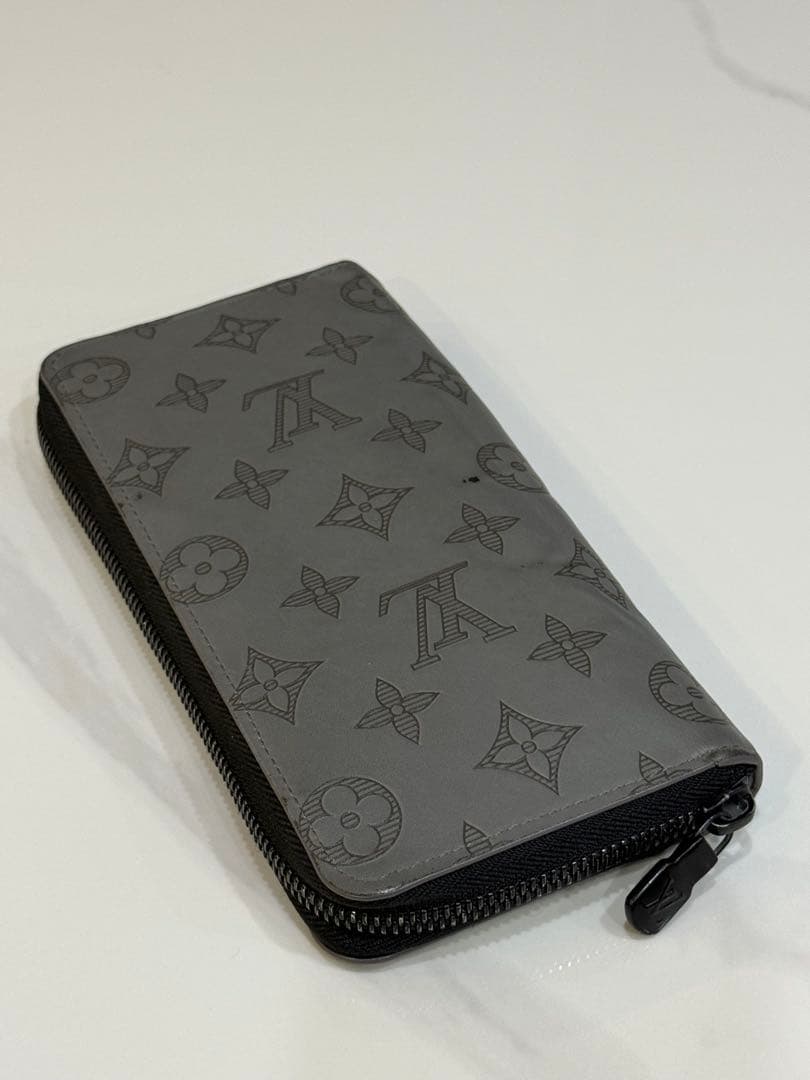 Louis Vuitton グレー 長財布 モノグラム ヴィトン