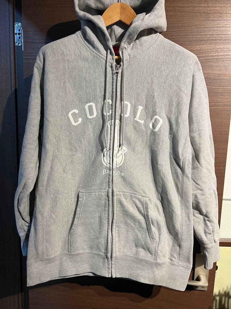 COCOLO Bland グレー フルジップパーカー XL - メルカリ