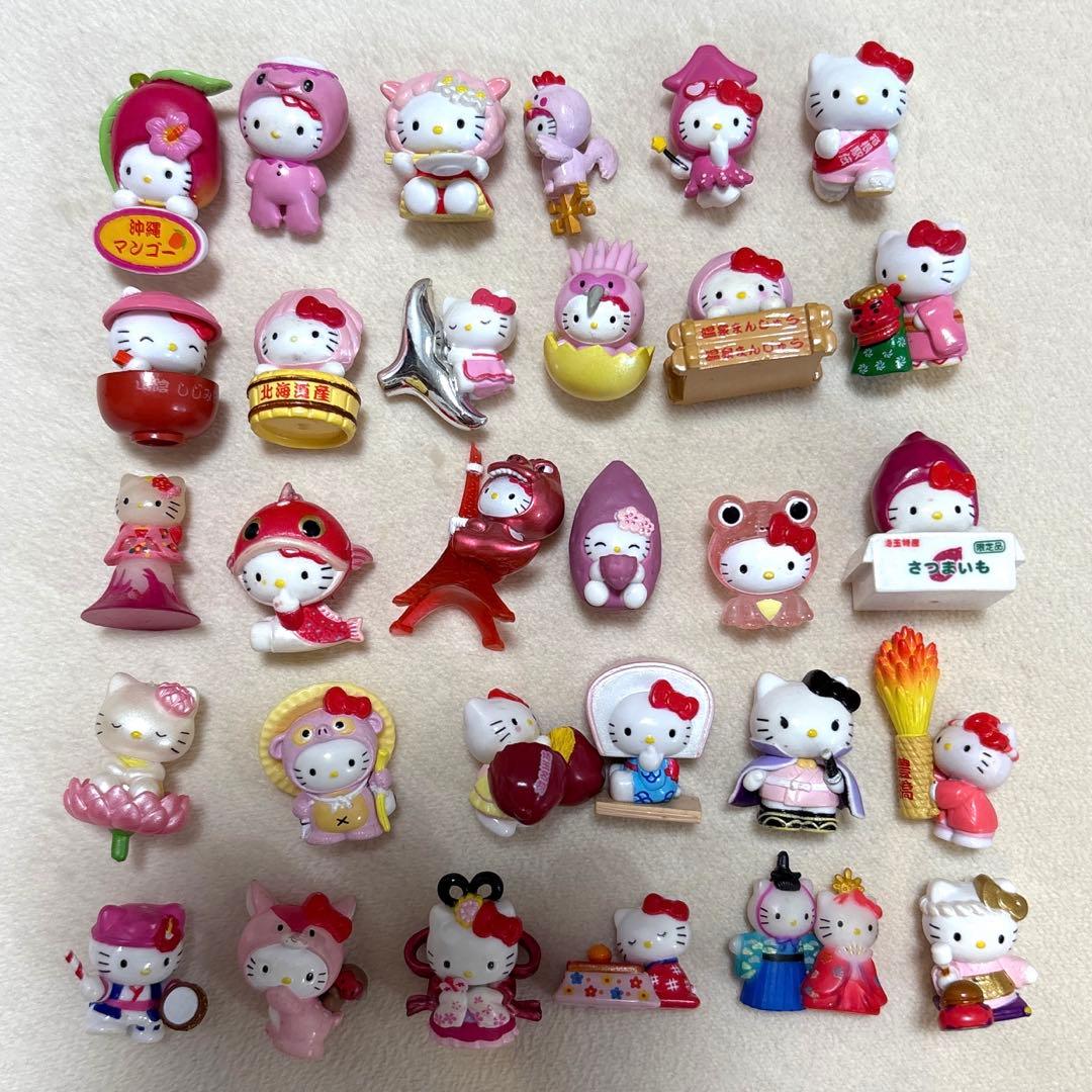 ご当地キティ　まとめ売り　ファスナーマスコット30個　限定　金具なし