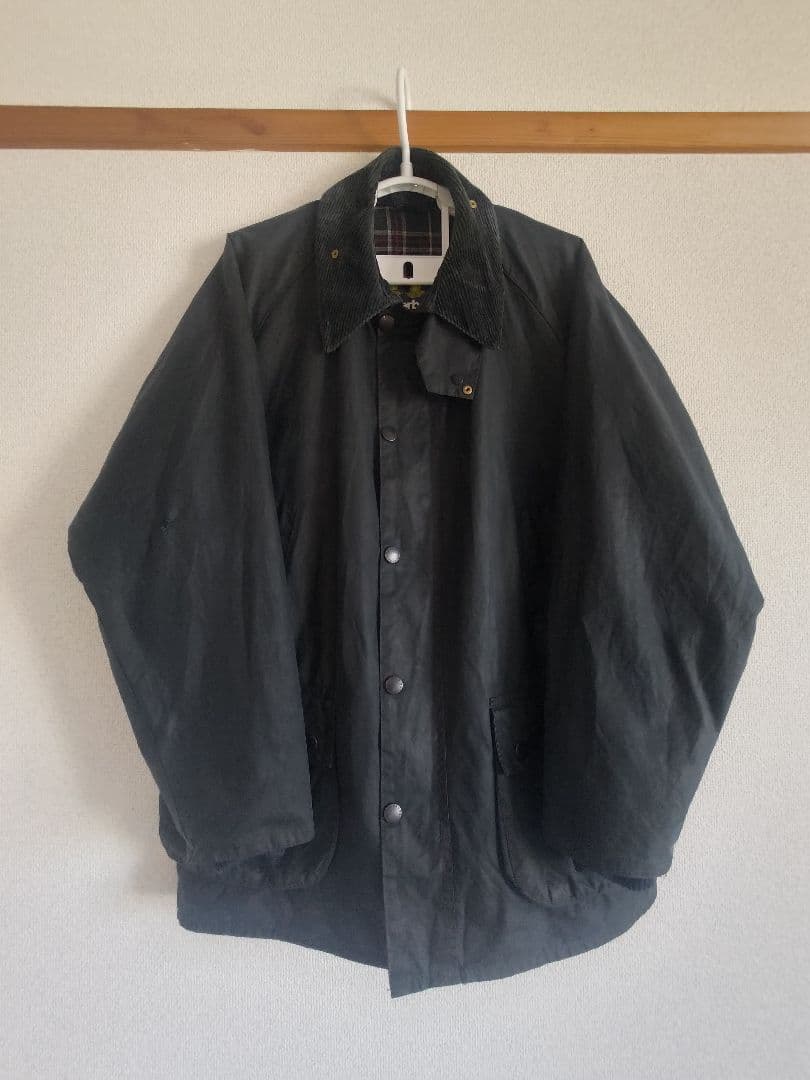 リプルーフ済 Barbour BEDALE 90sオイルドジャケット オイル缶付