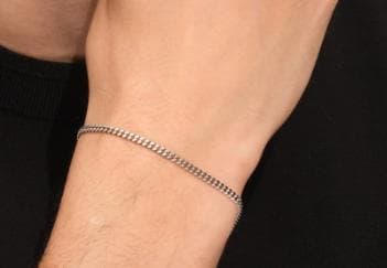 アクセサリー TOM WOOD Curb Bracelet M 7.7inch