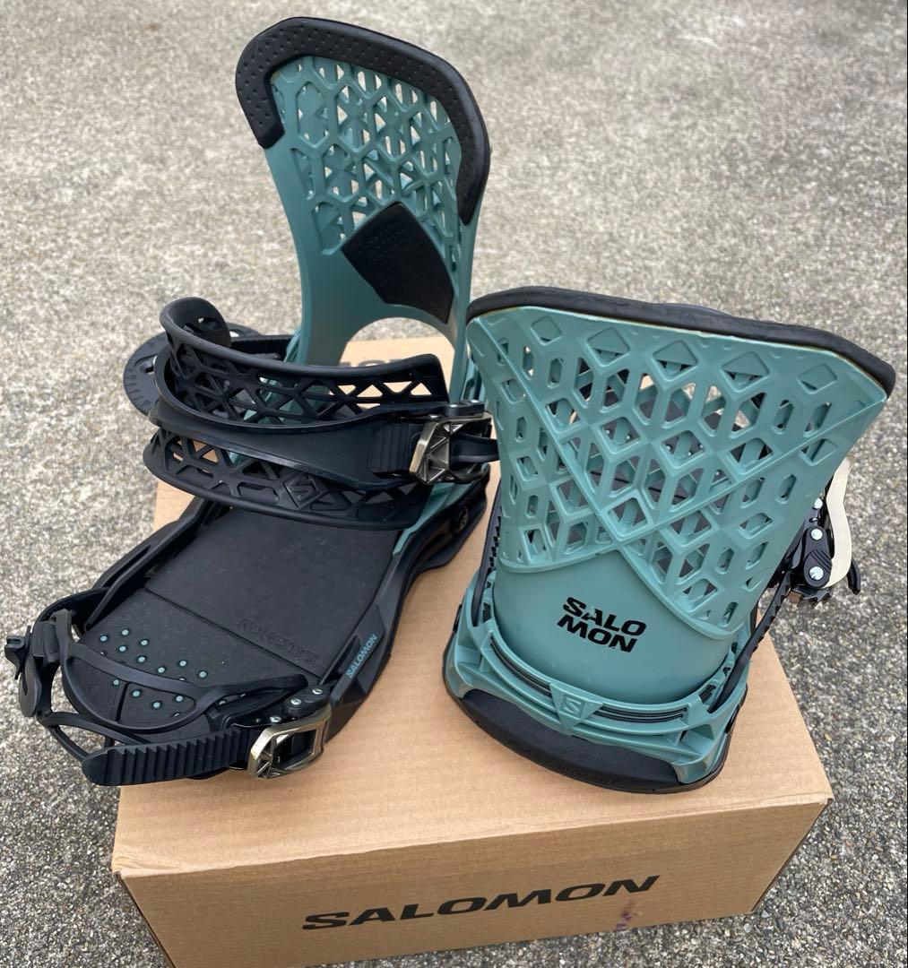 SALOMON HIGHLANDER （M）S.GREEN 保証あり 人気色 SALOMON サロモン HIGHLANDER シャドー スノーボード バインディング