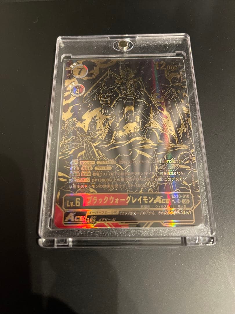 デジモンカード ブラックウォーグレイモンACE 希少 パラレル