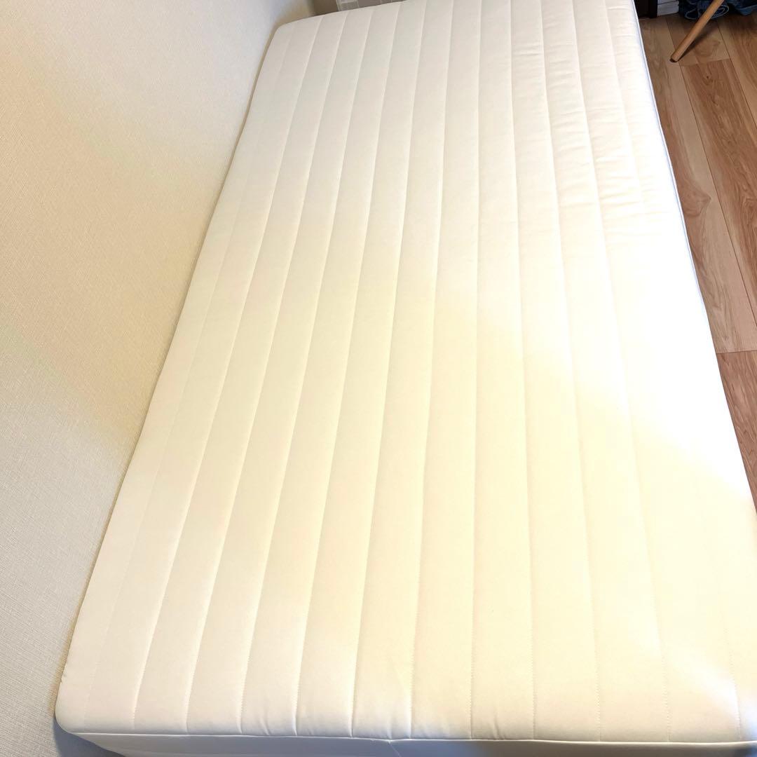 無印良品　脚付きマットレス　シングルベッド