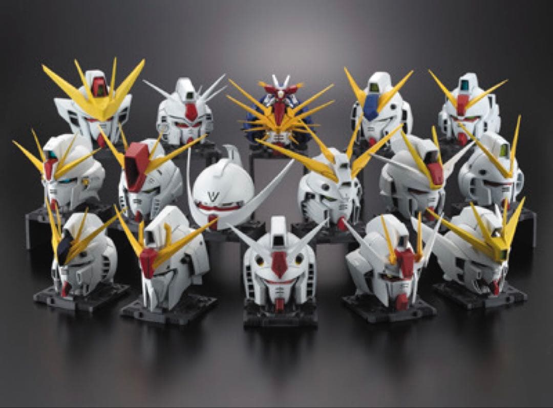 ガンダムVSガンダム 組立式MSヘッドディスプレイコレクション 全種セット