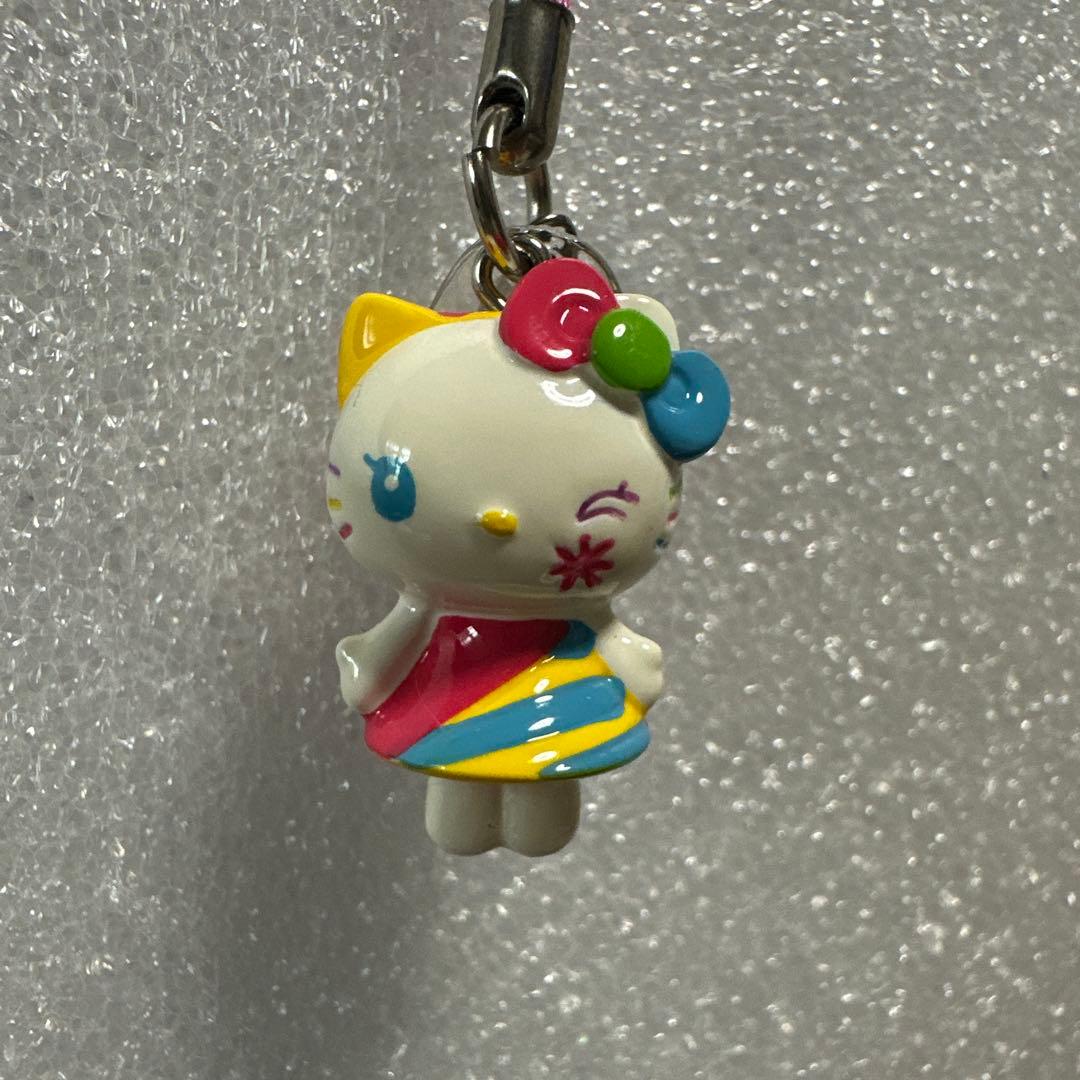 USJ限定　ハローキティ ストラップ 鈴付き