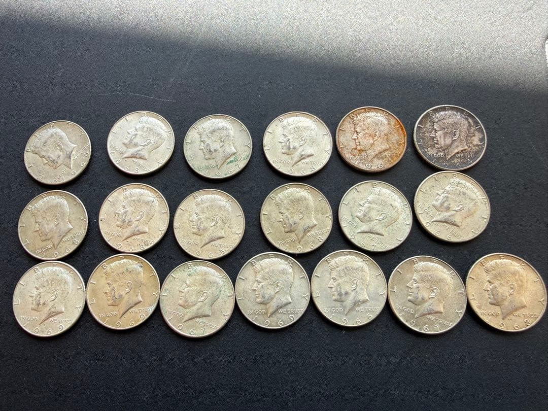 銀価格高騰！】希少アメリカ ケネディハーフダラー銀貨セット - メルカリ