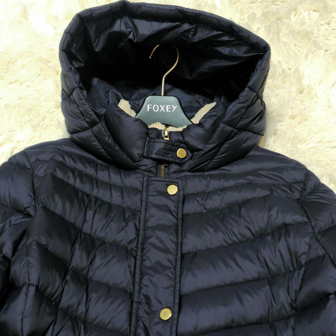 美品♡希少デザイン】ローレンラルフローレン 裏地スカーフ柄ダウン