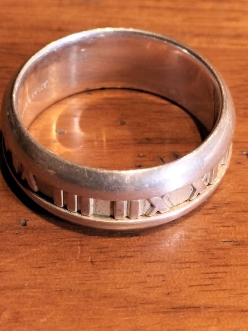 【ティファニー】アトラス　カーブ　エッジ　リング　２9号