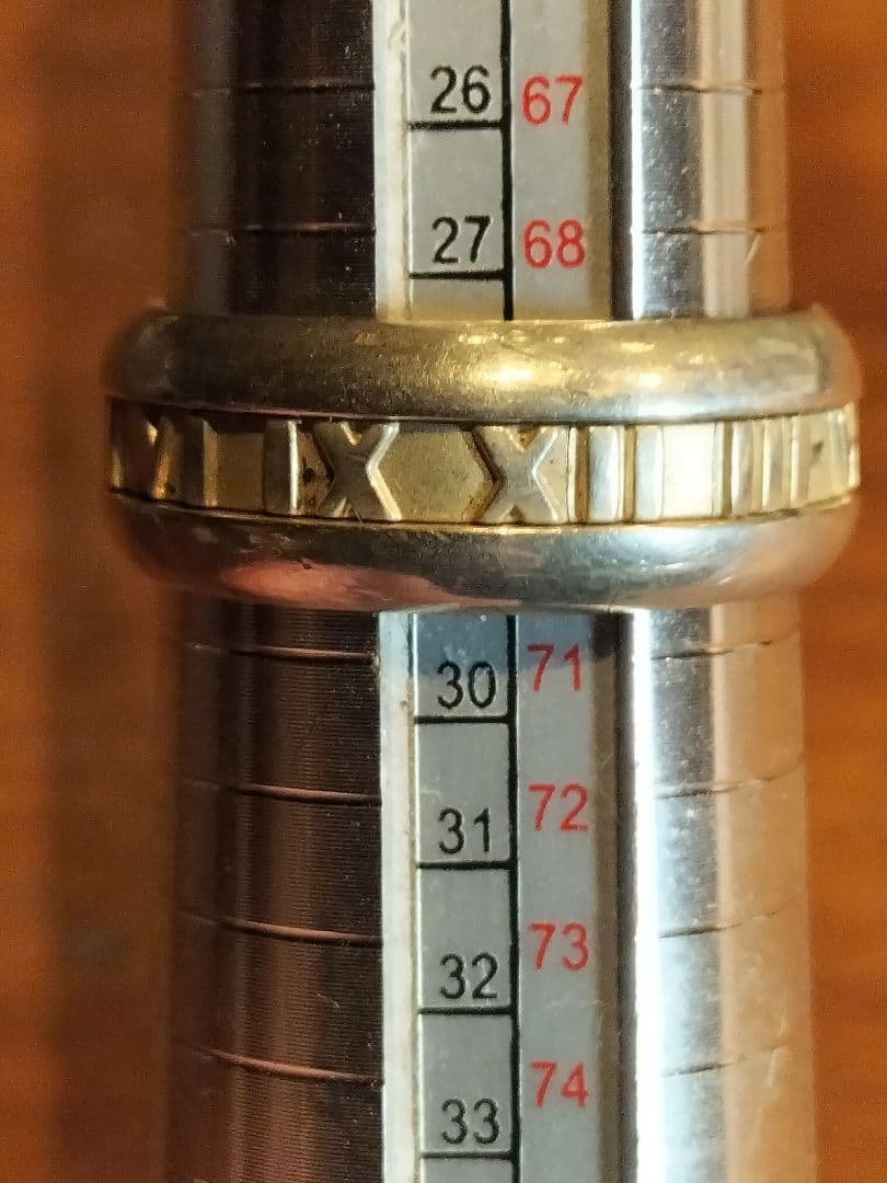 ティファニー】アトラス カーブ エッジ リング 29号