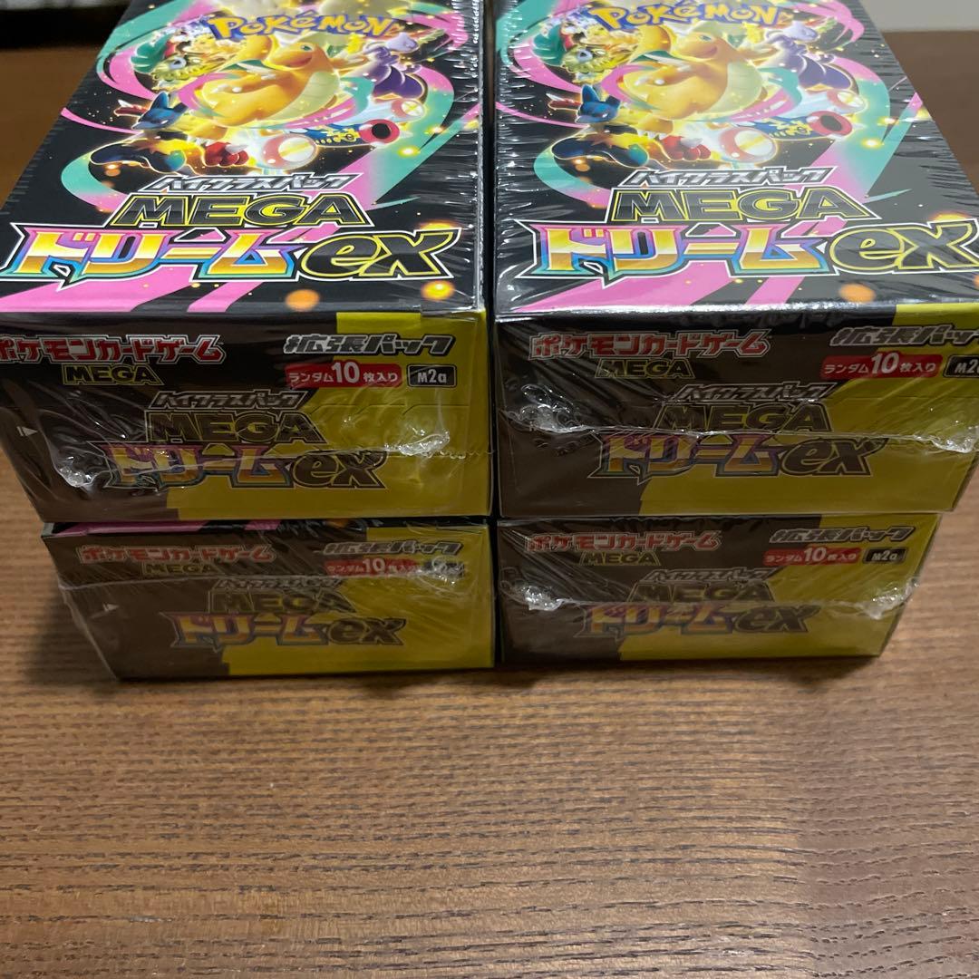 MEGAドリームex 4BOX シュリンク付き - メルカリ