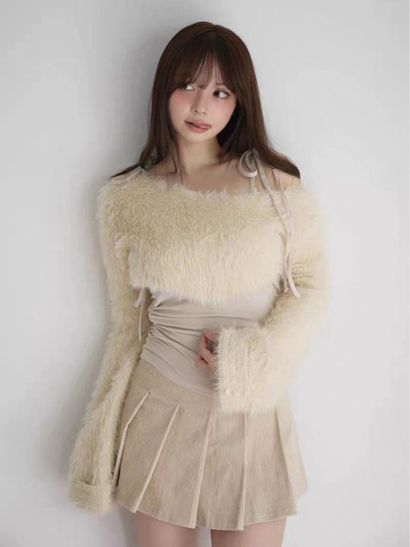 最終値下 新品andmary Aniya fluffy knit set