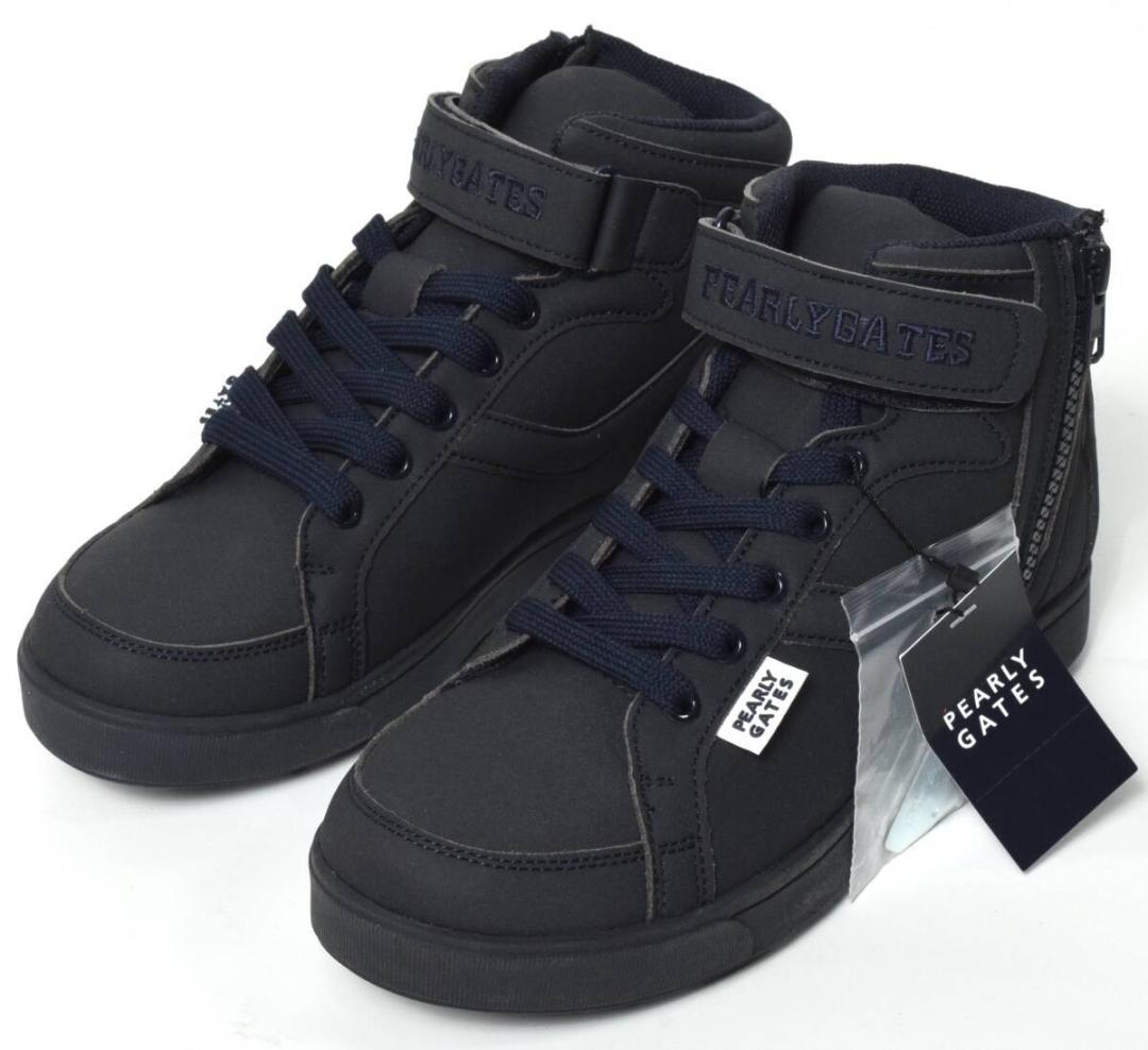 未使用3.5万 パーリーゲイツ ミドルカット ゴルフシューズ 23 レンチ付属 未使用3.5万 パーリーゲイツ ミドルカット ゴルフシューズ 23 レンチ