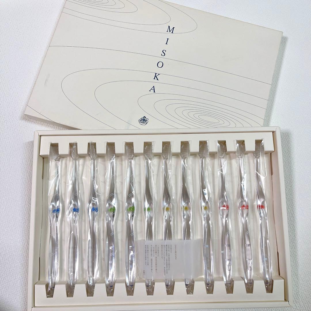 MISOKA 歯ブラシ12本セット　1年分 歯磨き粉いらずのナノテク歯ブラシ MISOKA ミソカ アソート 歯ブラシ 3