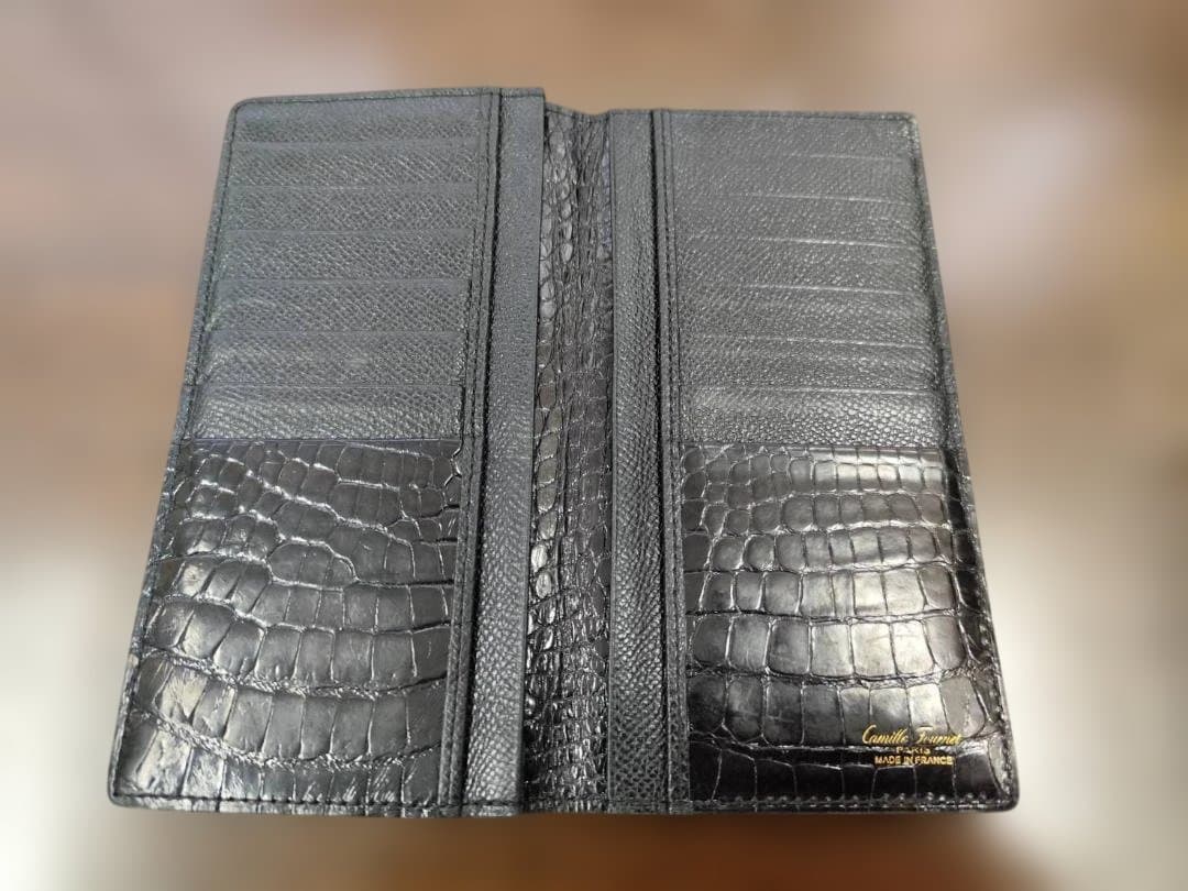 Camille Fournet カミーユフォルネ 長財布 ブラック - メルカリ