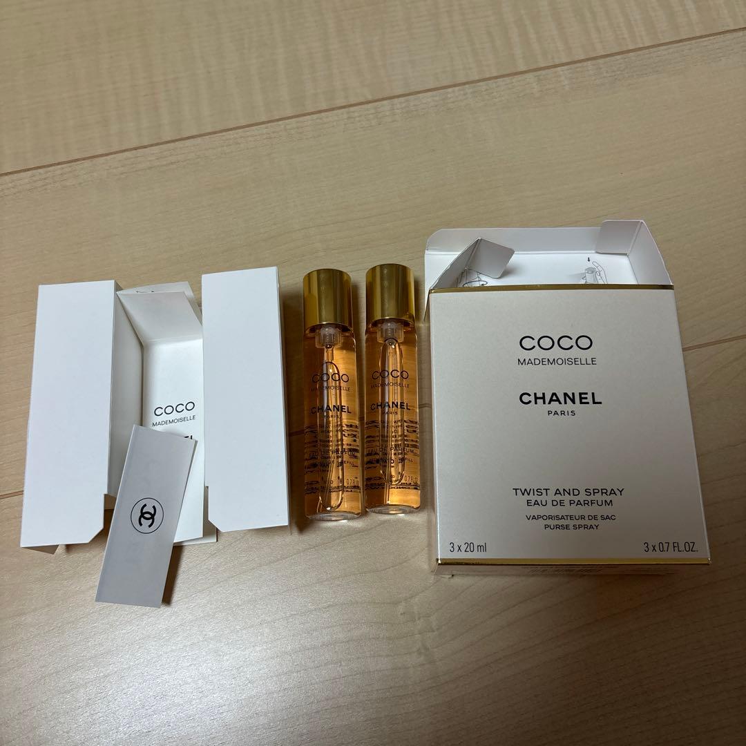 CHANEL ココマドモアゼル　ツイスト＆スプレイ　リフィル２本