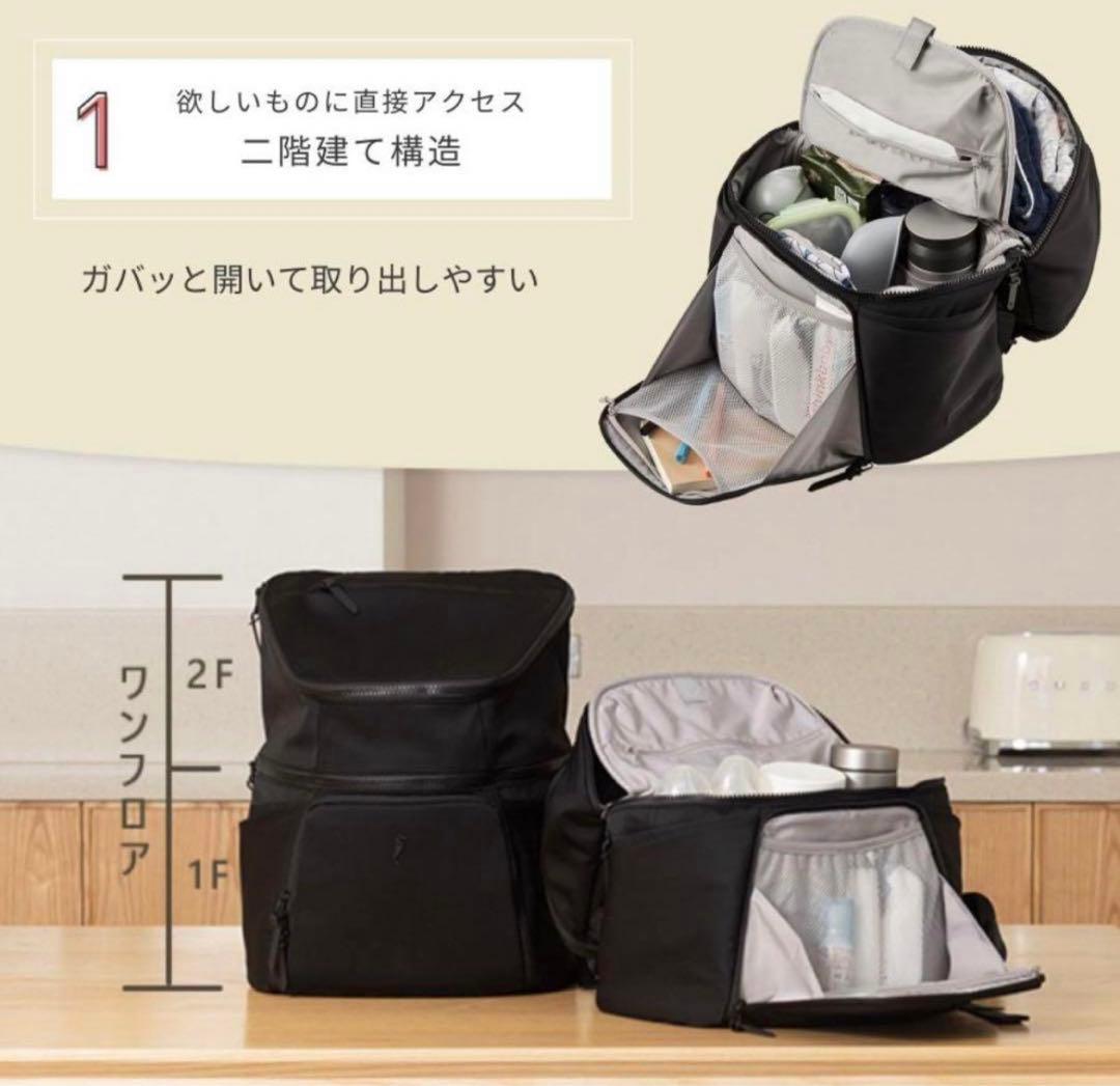 16日まで配送可】SPACEFOLD Dauson lab 二階建てリュック - メルカリ
