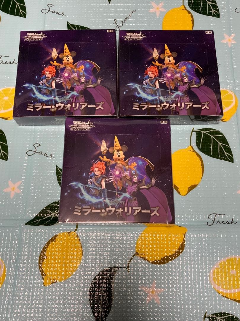 ミラー・ウォリアーズ　ヴァイスシュヴァルツ　3個新品シュリンク付き