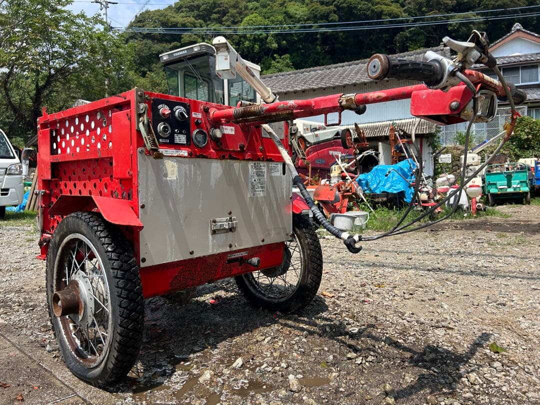 宮崎　日本機械工業　電動ホースレイヤー 運搬車　ホースカー　積載量150kg