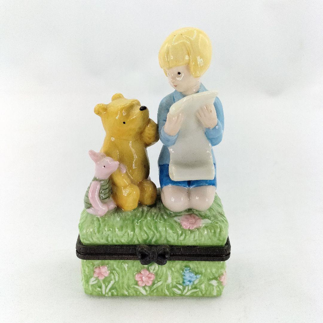 当時物 ミッドウエスト社 クラシックプー ヒンジボックス 小物入れ レトロ