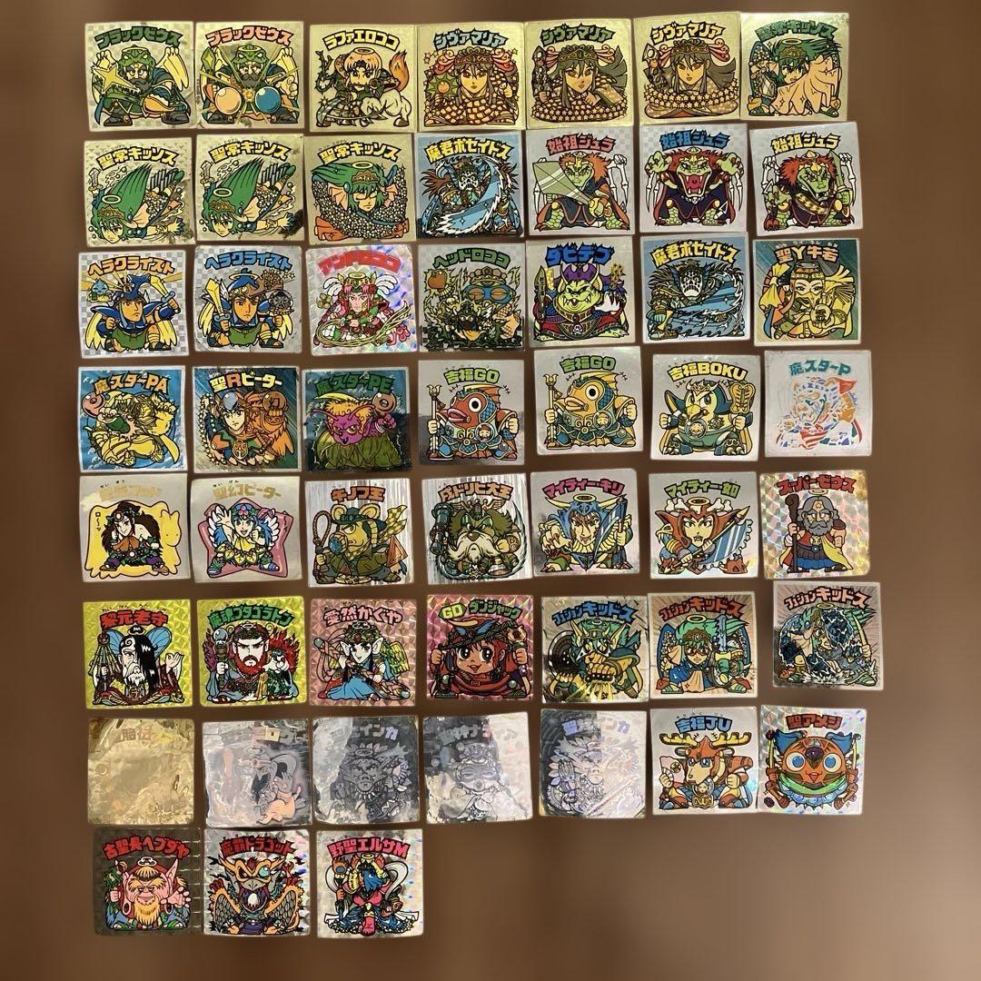 ビックリマンシール 当時物 52枚 ヘッド・ホロあり ブラックゼウス他