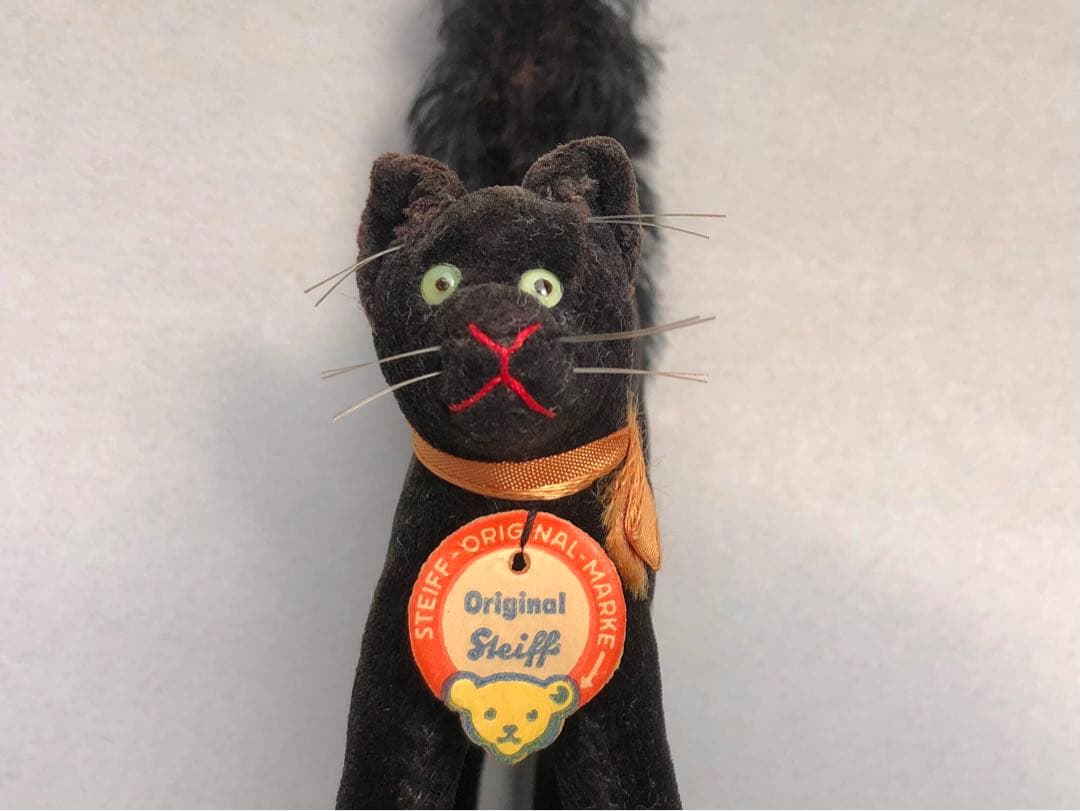 Steiff 猫のトムキャット 最小 黒猫 - メルカリ