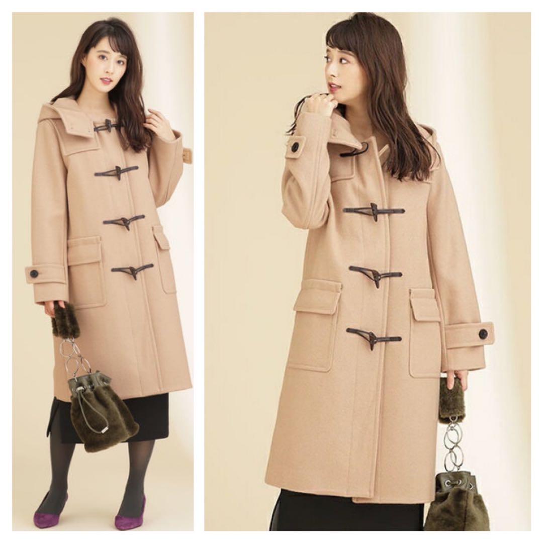 ぐでたまま様用 未使用美品 ナノユニバース 尾州メルトン ダッフルコート 38