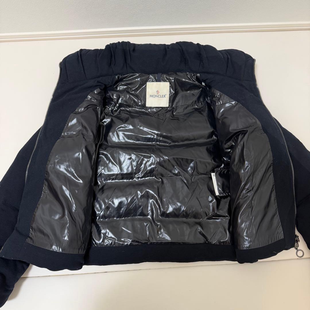 モンクレール ブリアンソン ダウン ショート ネイビー 紺 レディース