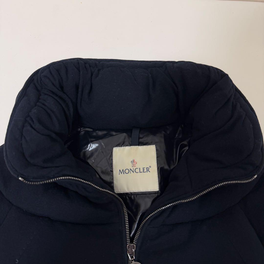 モンクレール ブリアンソン ダウン ショート ネイビー 紺 レディース