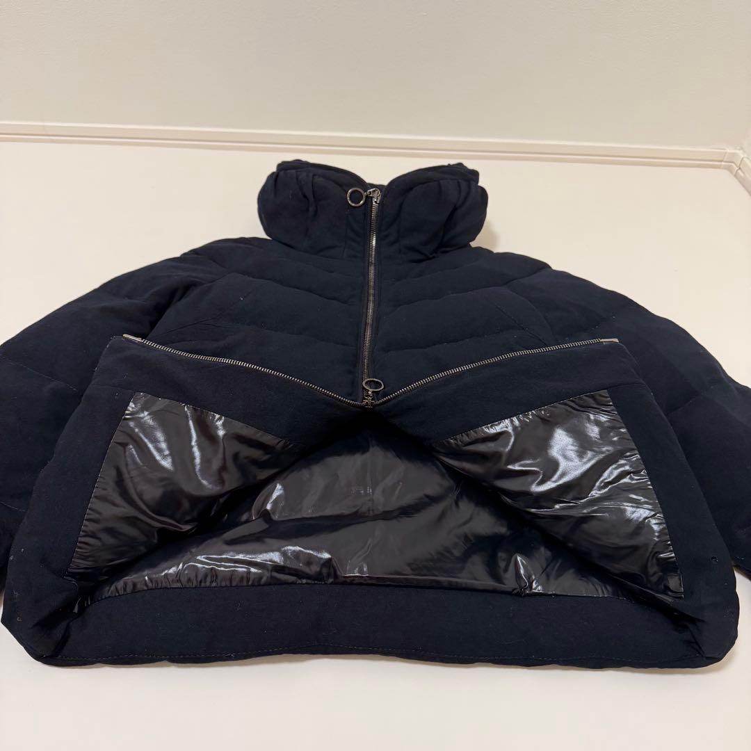 モンクレール ブリアンソン ダウン ショート ネイビー 紺 レディース