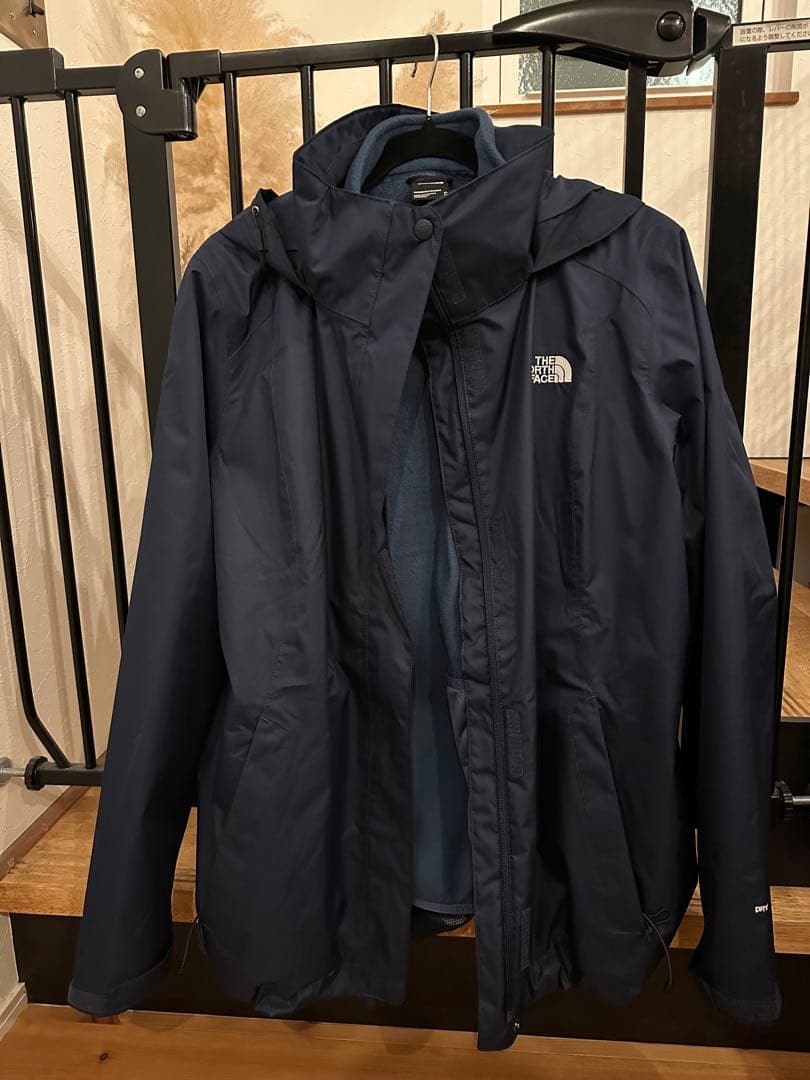 ノースフェイス アウター ライナー付き ネイビー