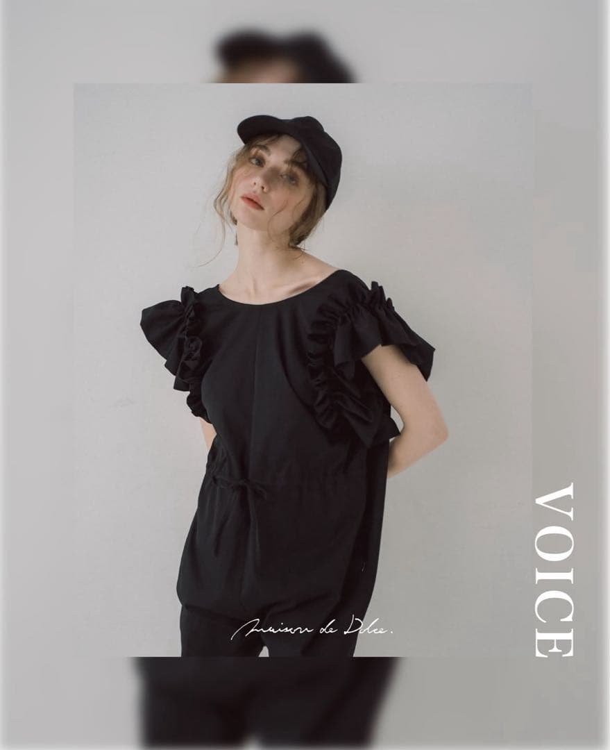 maison de Dolce.メゾンドドルチェ フリルショートラッシュガード